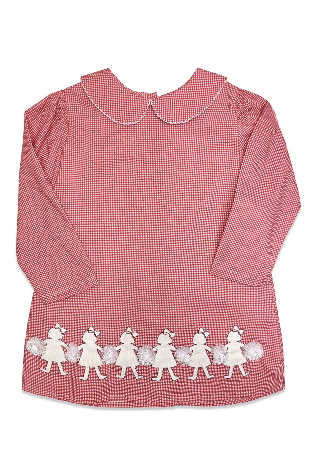 Manning Dress - Crimson & White