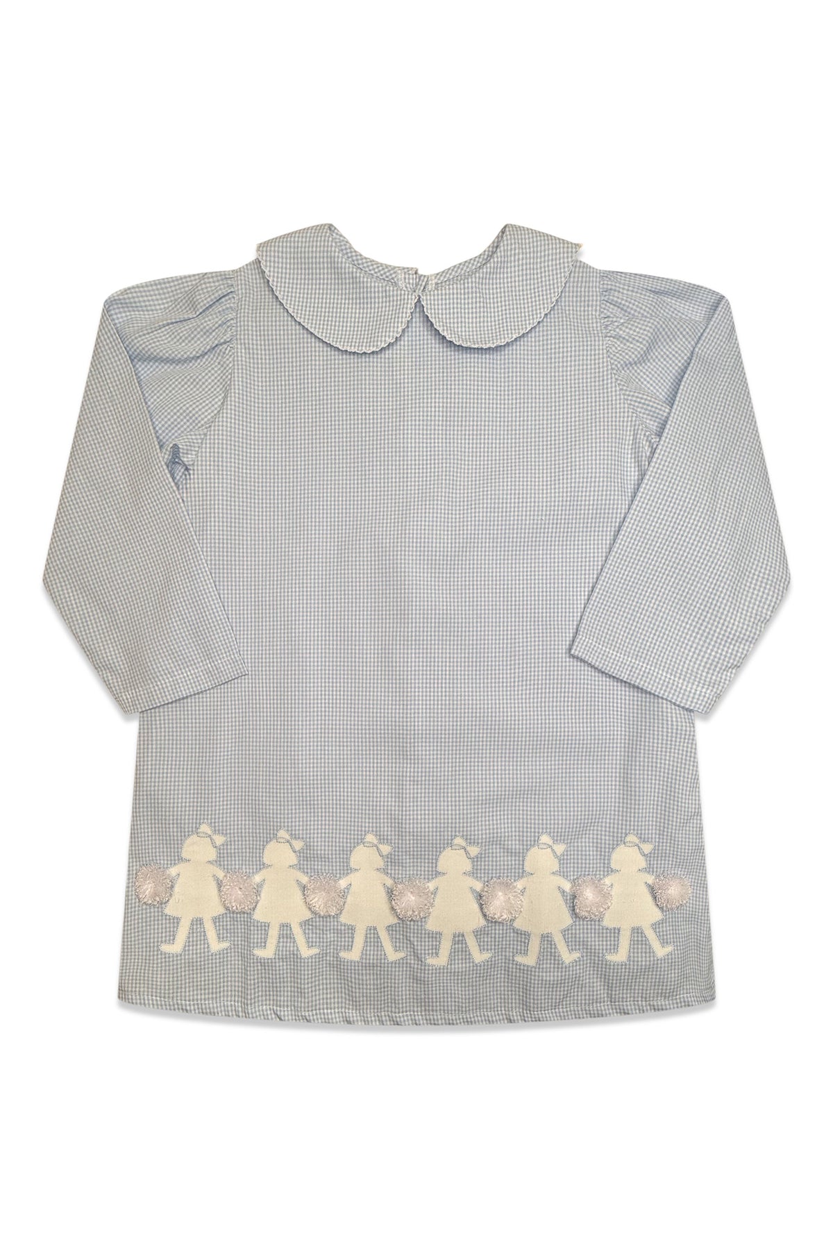 Manning Dress - Light Blue & White