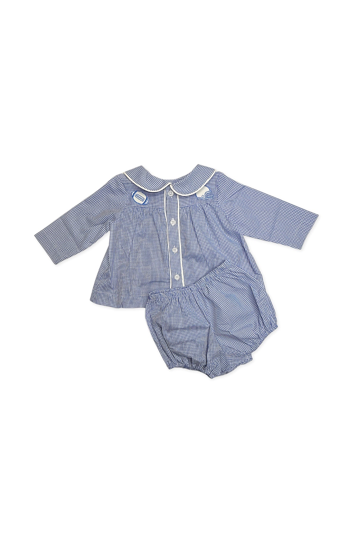 Clement Bloomer Set - Royal Blue & White