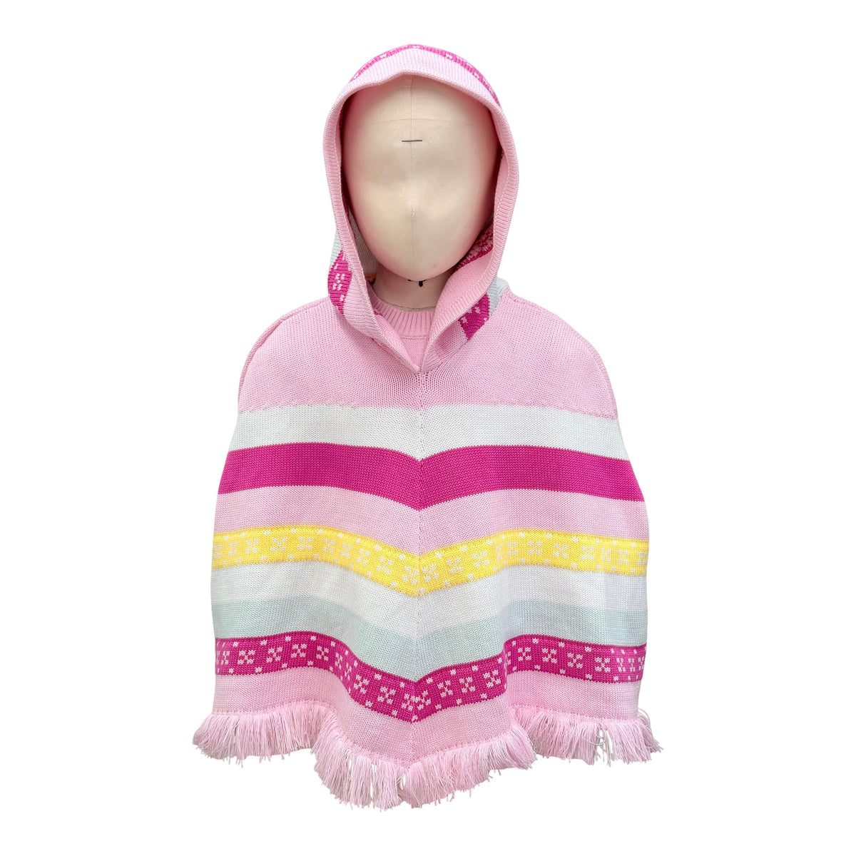 Poncho - Rainbow Stripe