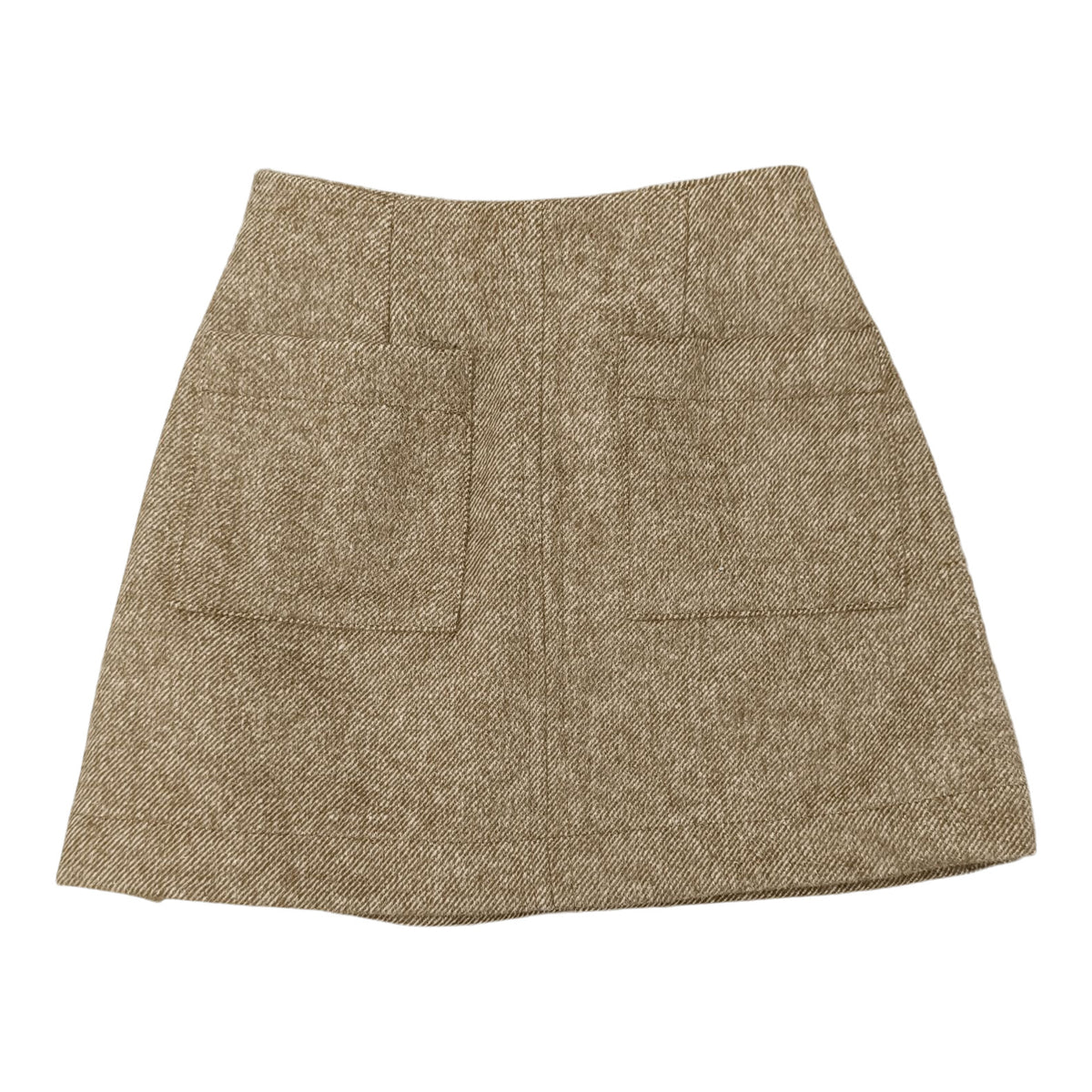 Andi Skirt - Roosevelt Tweed w/ Patch Front Pockets