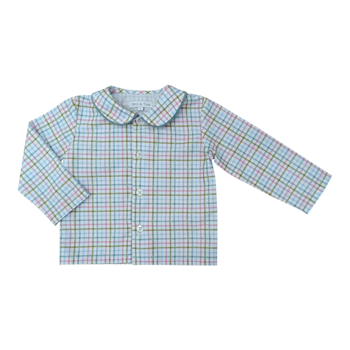 L/S Jon Jon Set - Chaucer Plaid w/ Welsh Velvet