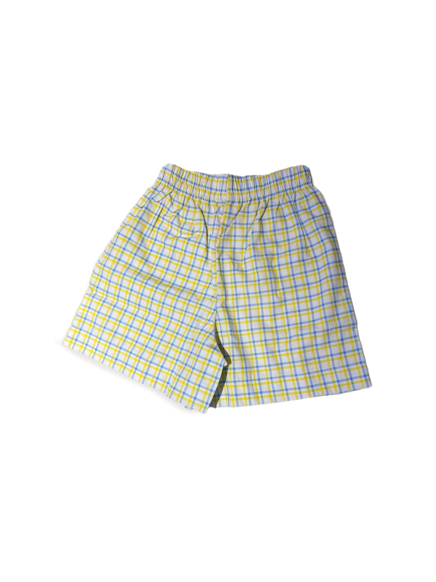 Retro Short - Blue & Yellow Plaid