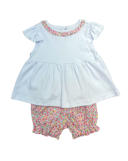 Ruffle Knit Allie Bloomer Set - Tutti Frutti