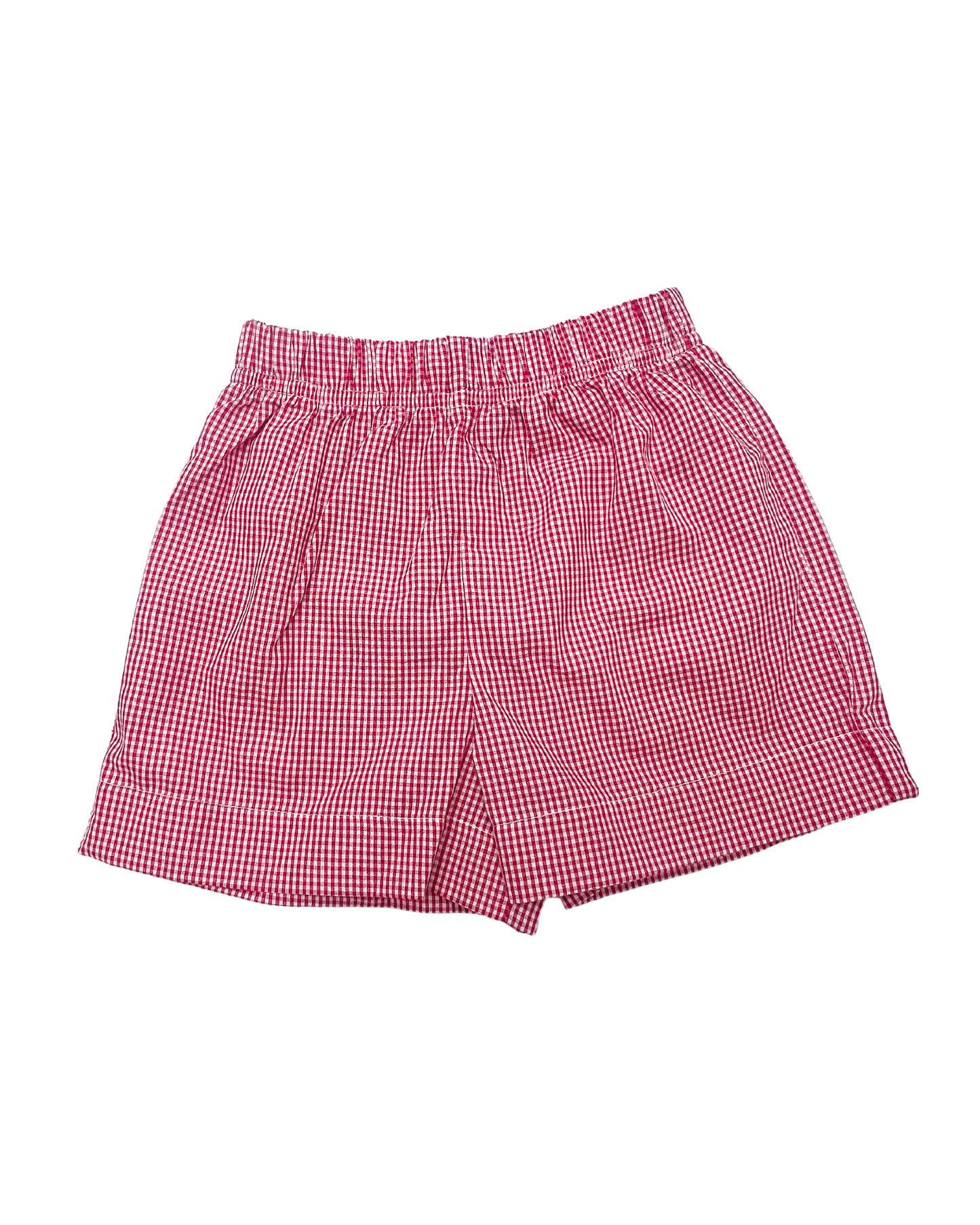 Retro Short - Red Seersucker