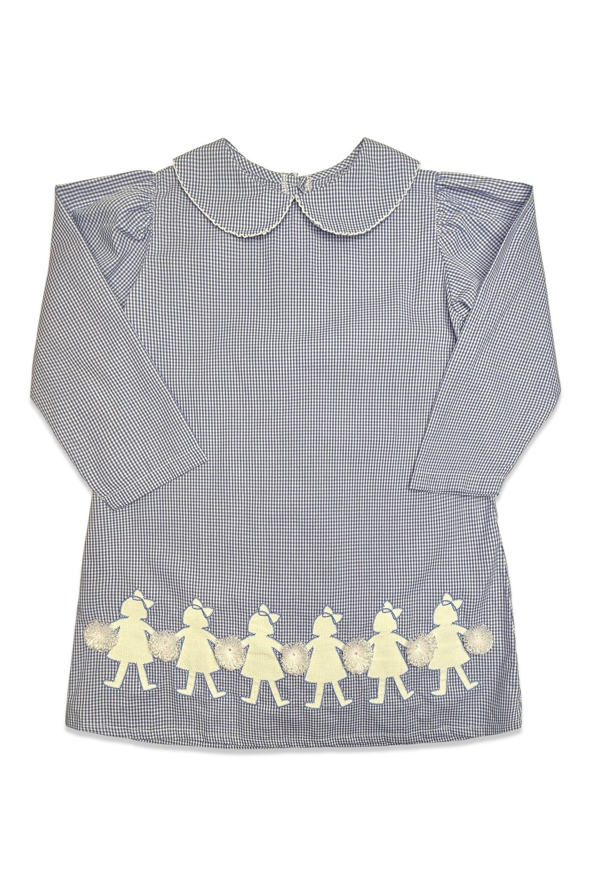 Manning Dress - Royal Blue & White