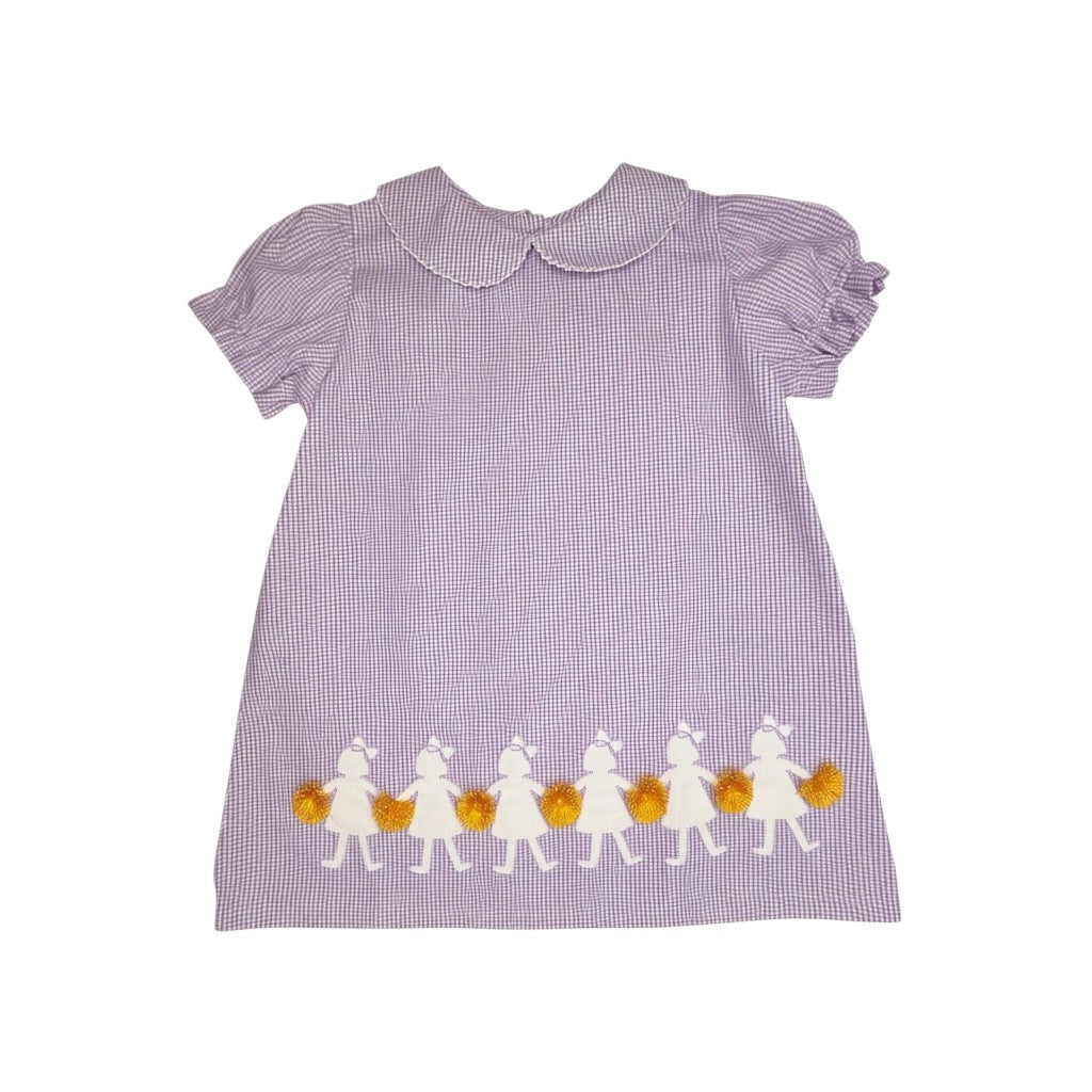Manning Dress - Purple & Gold