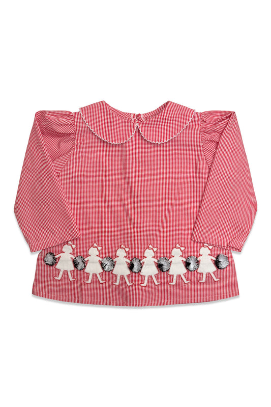 Manning Blouse - Red & Black