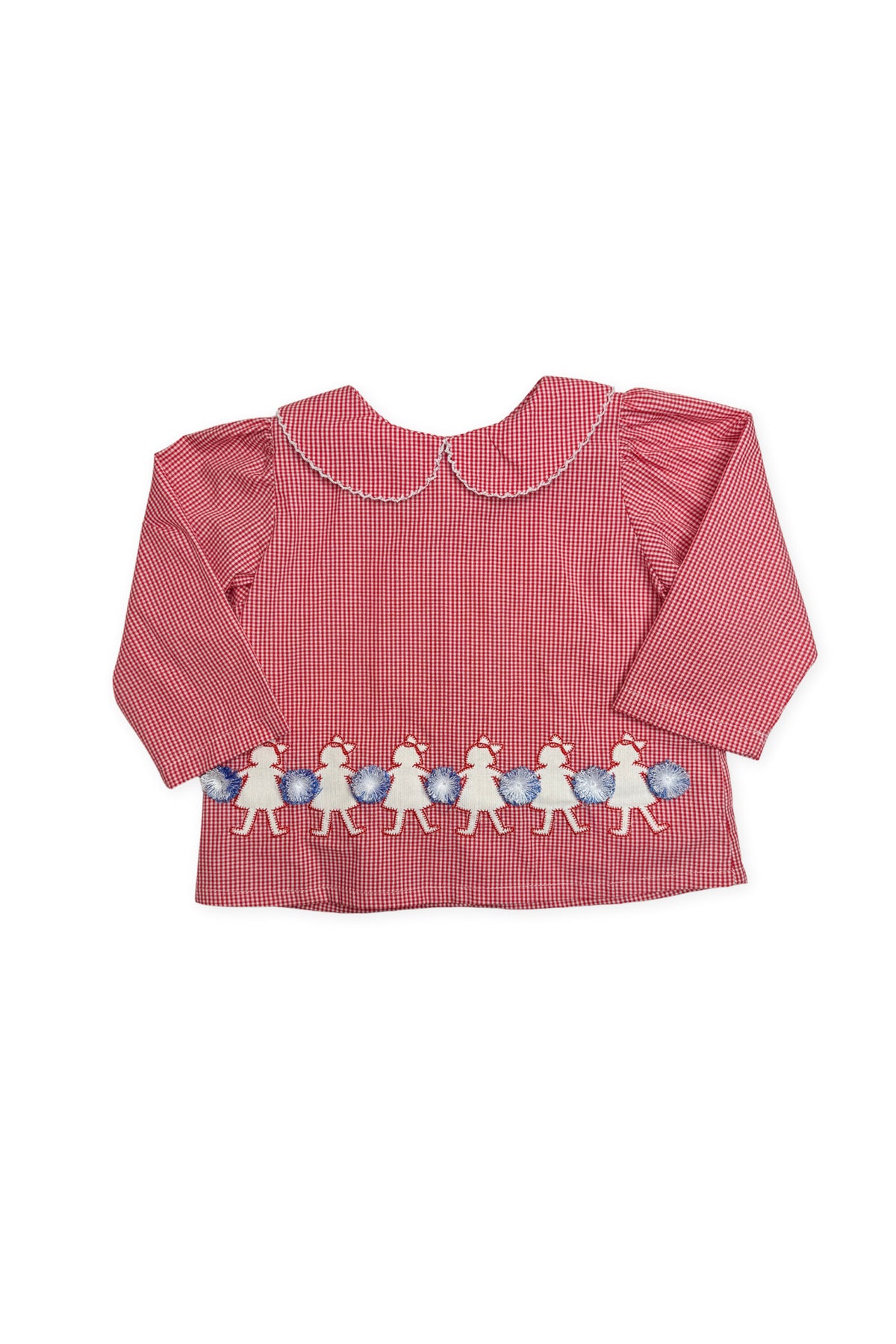 Manning Blouse - Royal Blue & Red