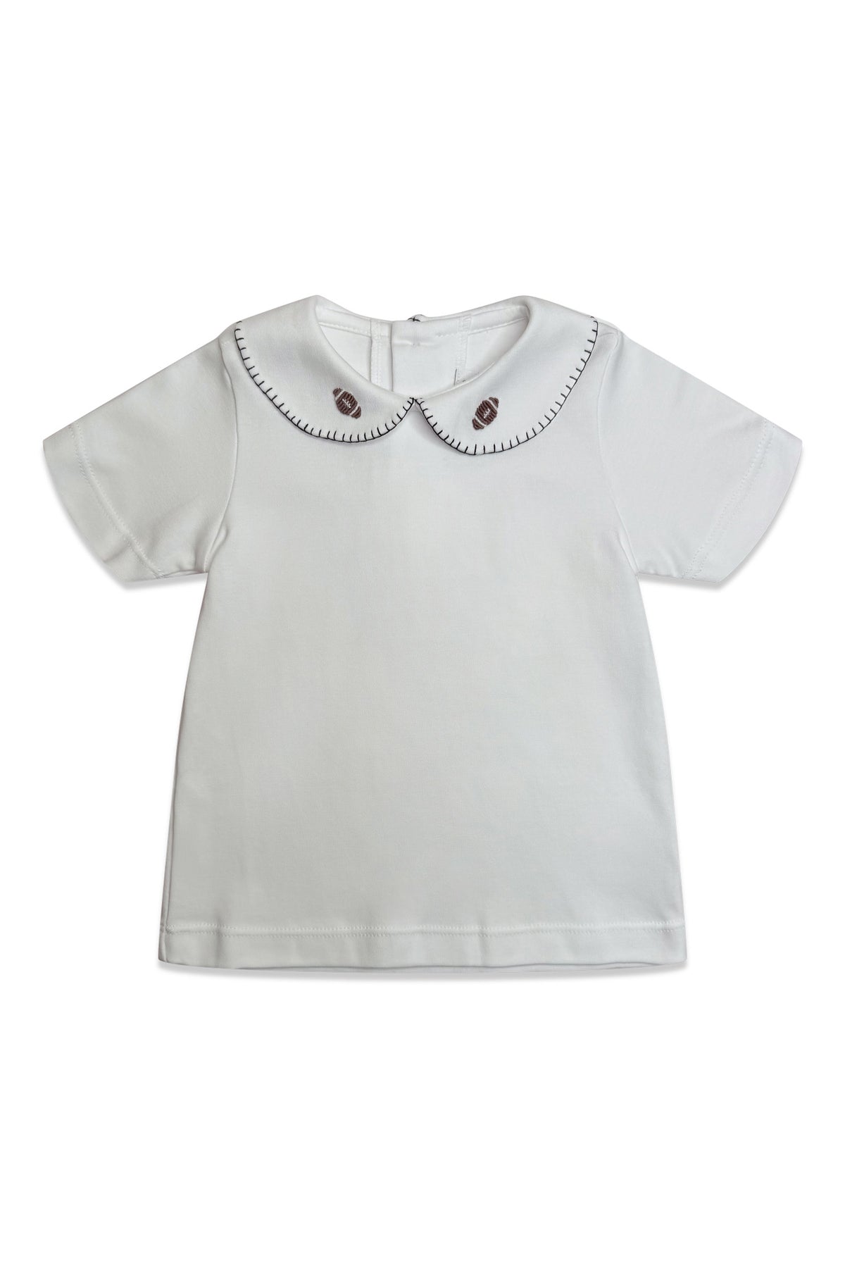 S/S Peter Pan Tee - Black & Gold