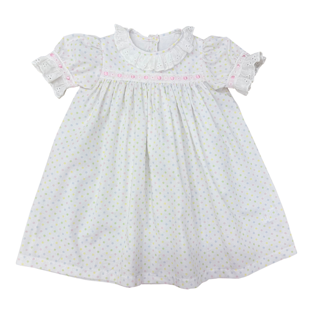 Margaret Dress - Pastel Bitty Dot