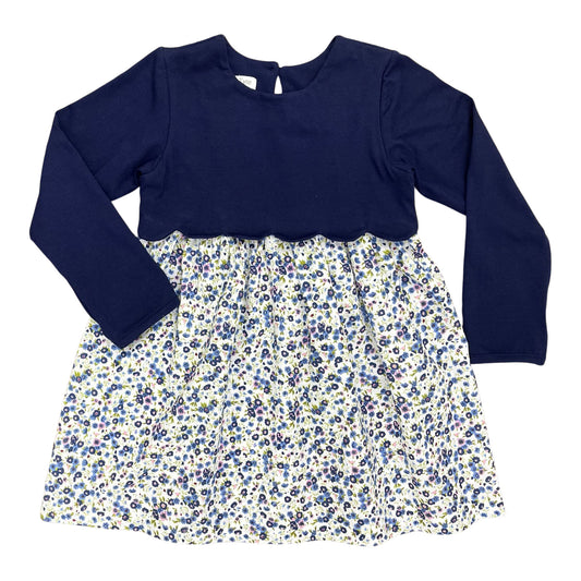 L/S Isla Dress - Navy Knit w/ Posey Floral