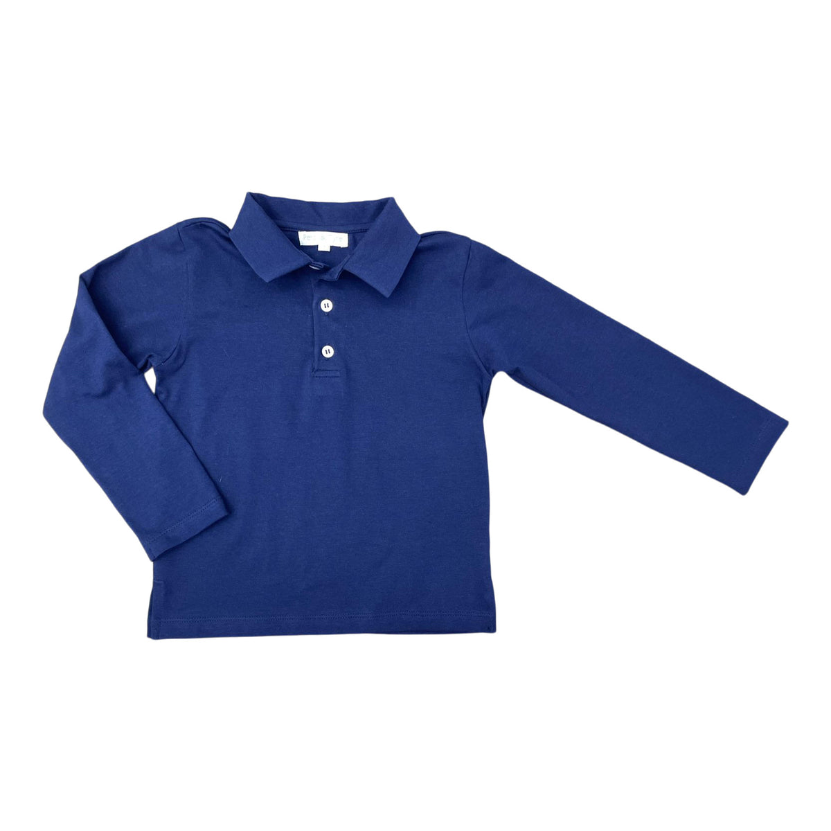 L/S Polo - Navy Knit