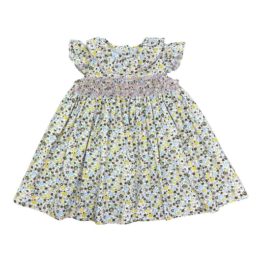 Smocked Charlotte Dress - Paddington Floral