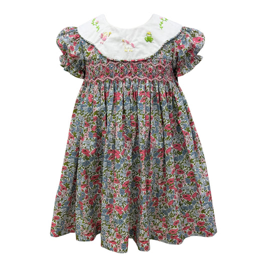 Guinevere Dress - Enchanted Floral Dress w/ Fairytale Embroidery