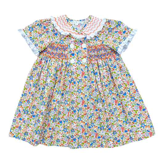 Elsie Dress - Pheasant Floral