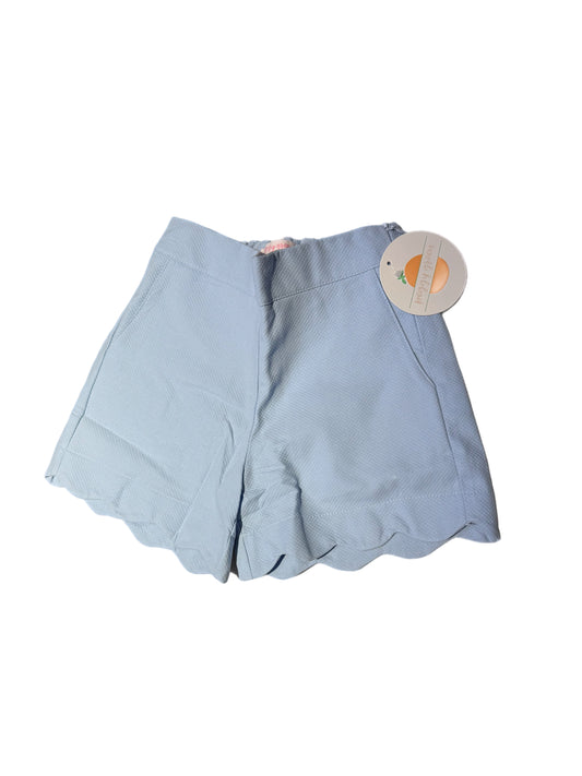 Scallop Short - Blue Pique